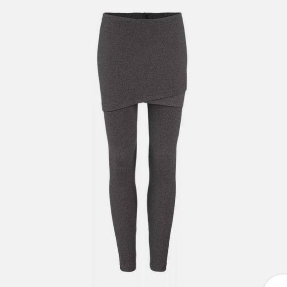 Cabi Skirted Leggings Women's Medium Heather Gray M'leggings Athleisure 3577 - Picture 1 of 7